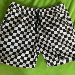 Vans checkered shorts